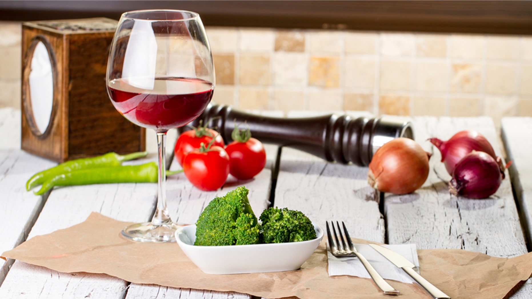 Is drinking wine better for you than eating broccoli? Scientists say probably not.