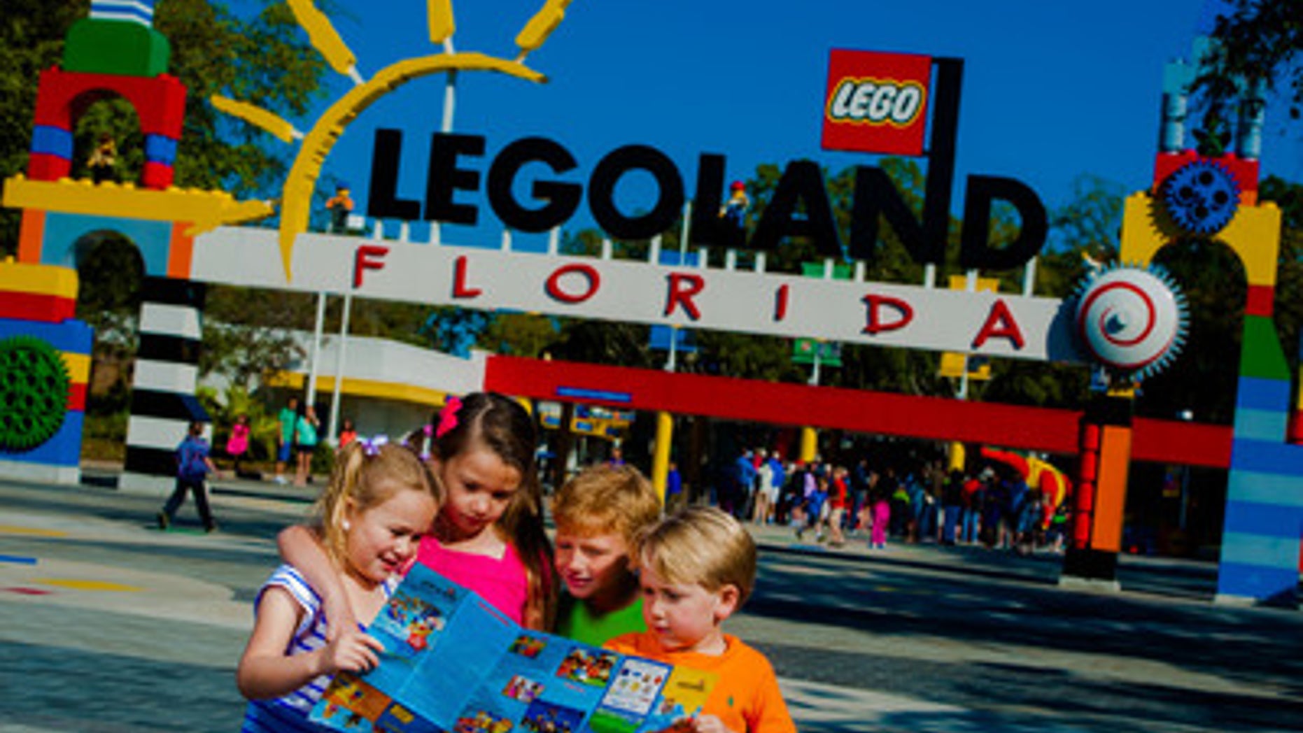Checking out the scene at LEGOLAND.