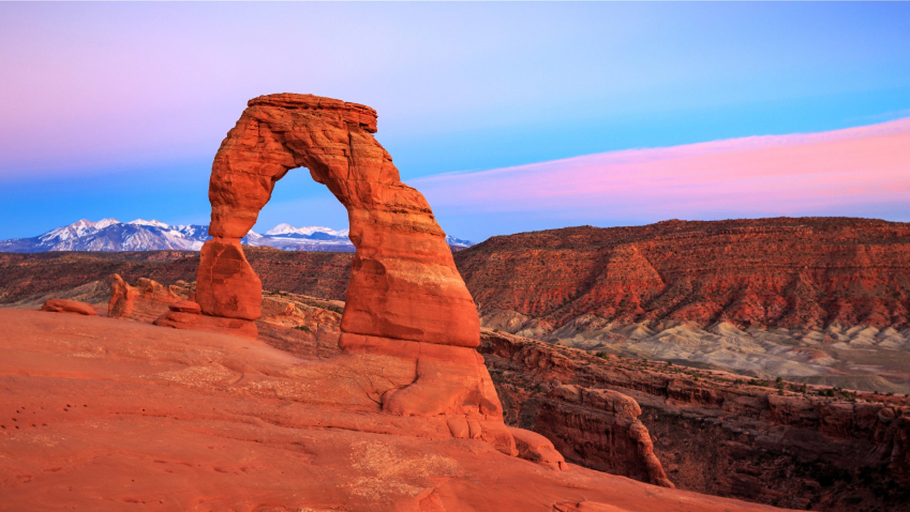 Arches National Park is beautiful year-round-- but the weather is optimal right now.