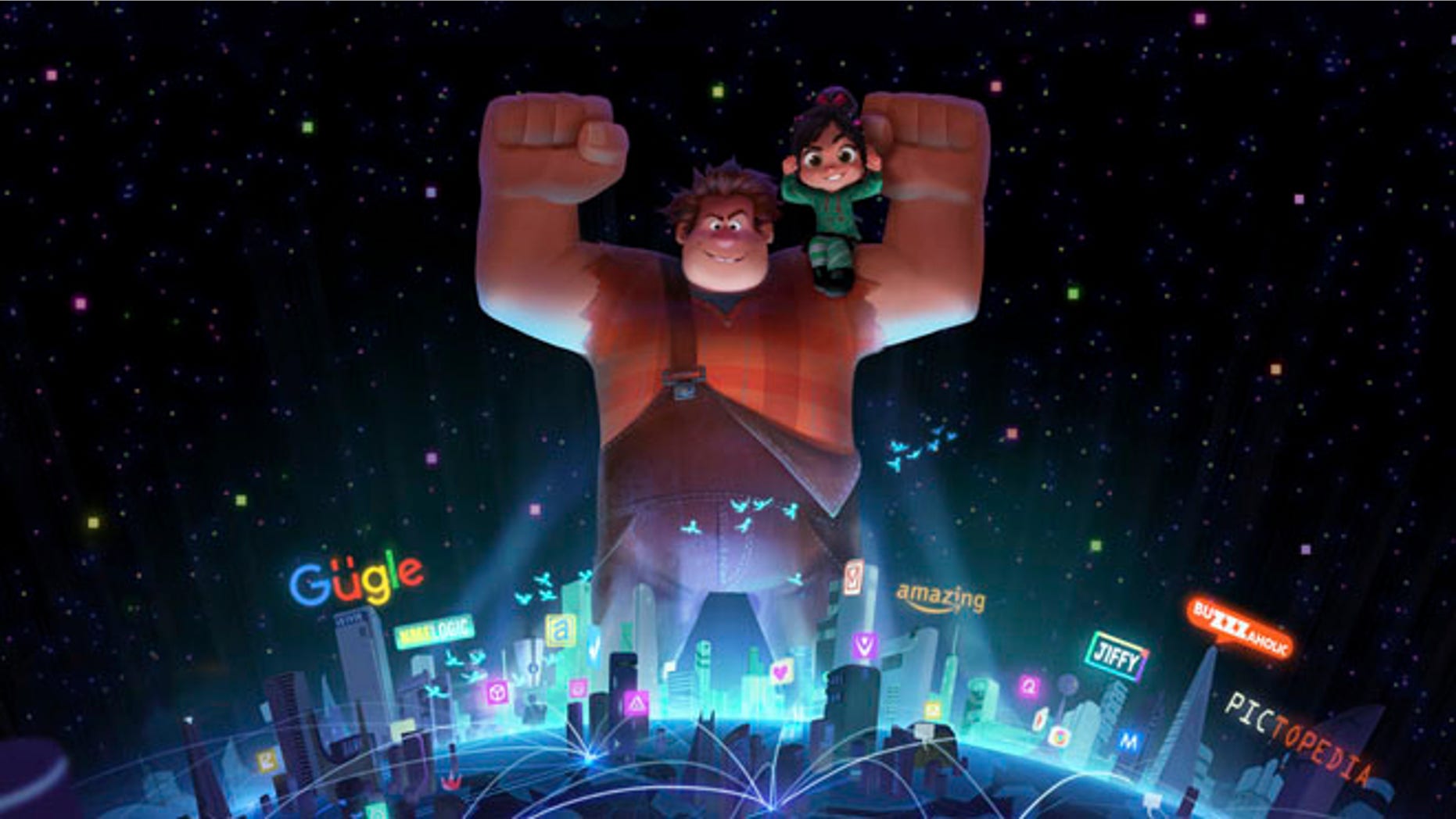 An image from the upcoming animated sequel film, 'Wreck-It Ralph 2.'