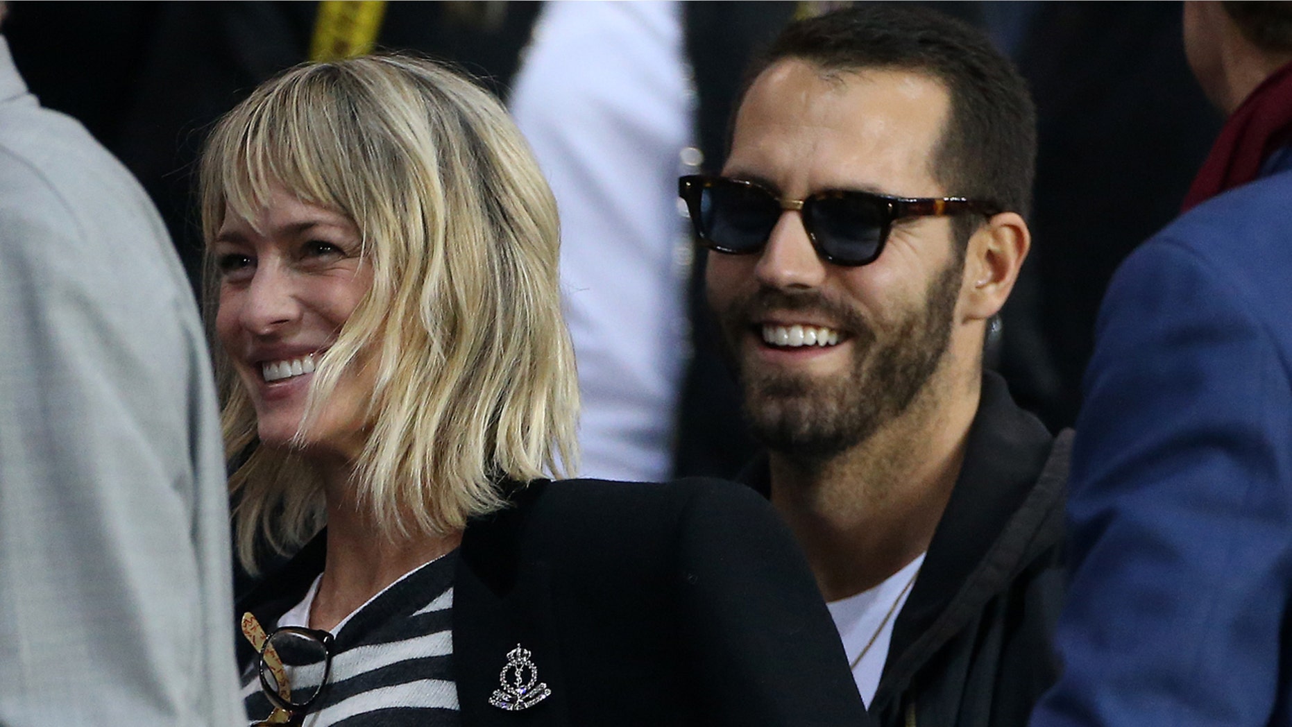 Robin Wright was spotted out in Tahoe with rumored new boyfriend, Clement Giraudet. Here Wright attends the UEFA Champions League match with Giraudet at Parc des Princes in Paris, September 2017.