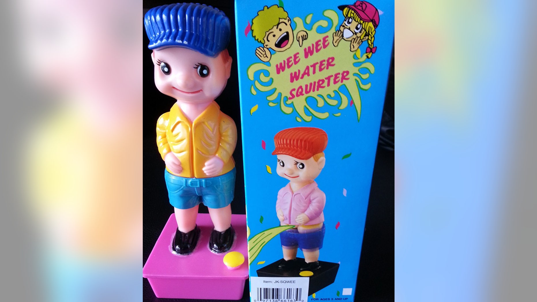 Is this innocent-looking Wee Pee squirting toy a sexual predator?