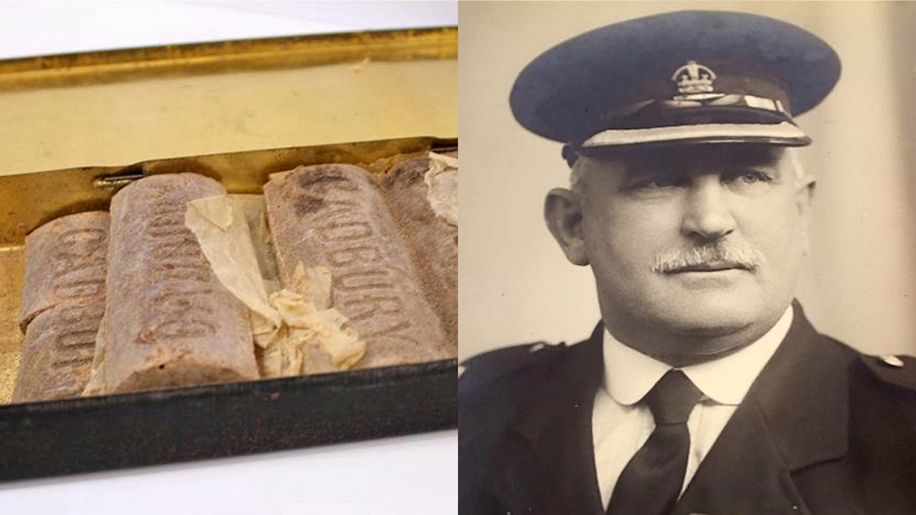 The chocolate, given to a soldier with the British Army, was reportedly part of a Christmastime gift given out to his regiment.