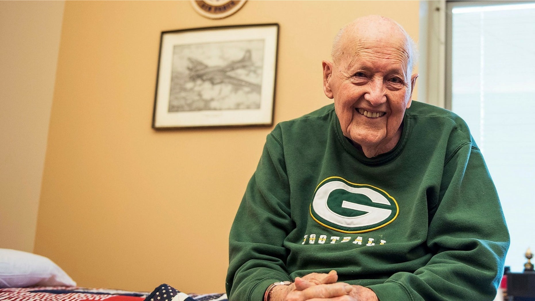 World War II veteran Max Bergen will receive a Purple Heart on Friday, June 22, 2018.