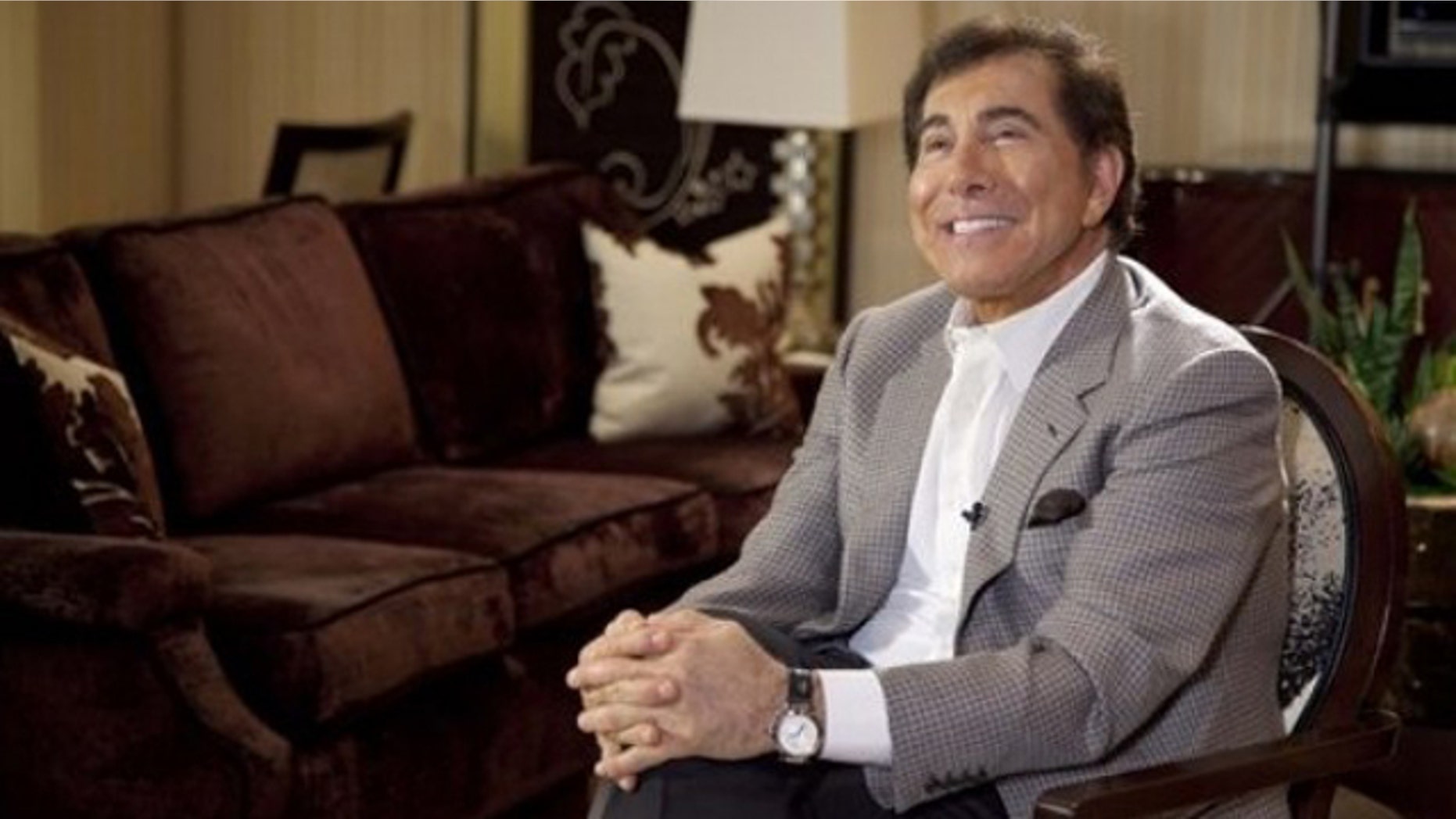 FILE: In this April 27, 2011, photo, Steve Wynn discusses his wedding to Andrea Hissom days before their wedding at the Wynn Las Vegas.