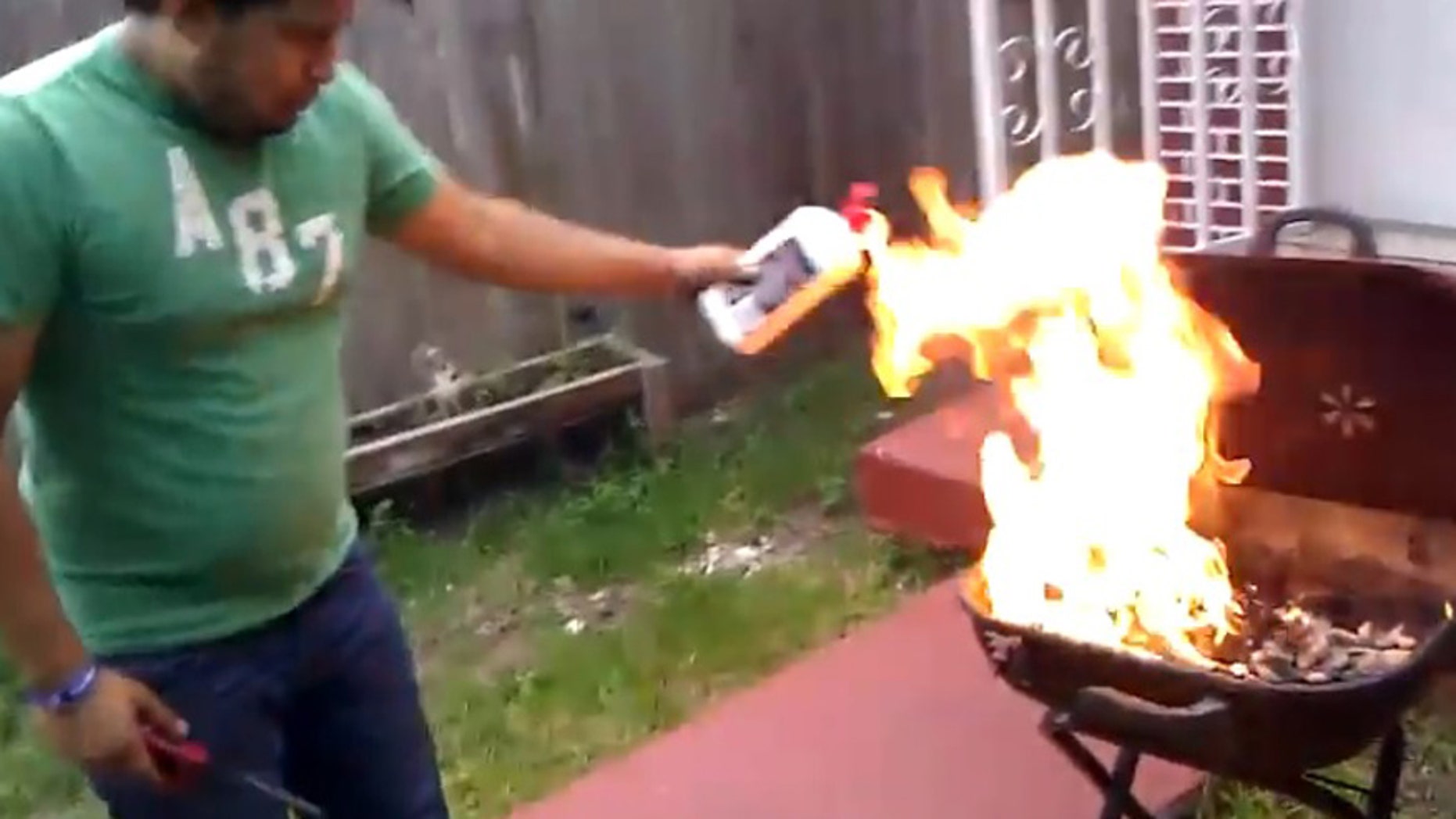 That flame looks a little high.