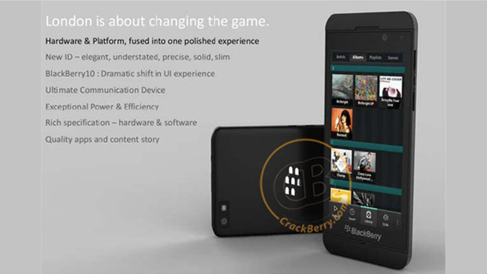 Is this RIM's new BlackBerry phone?