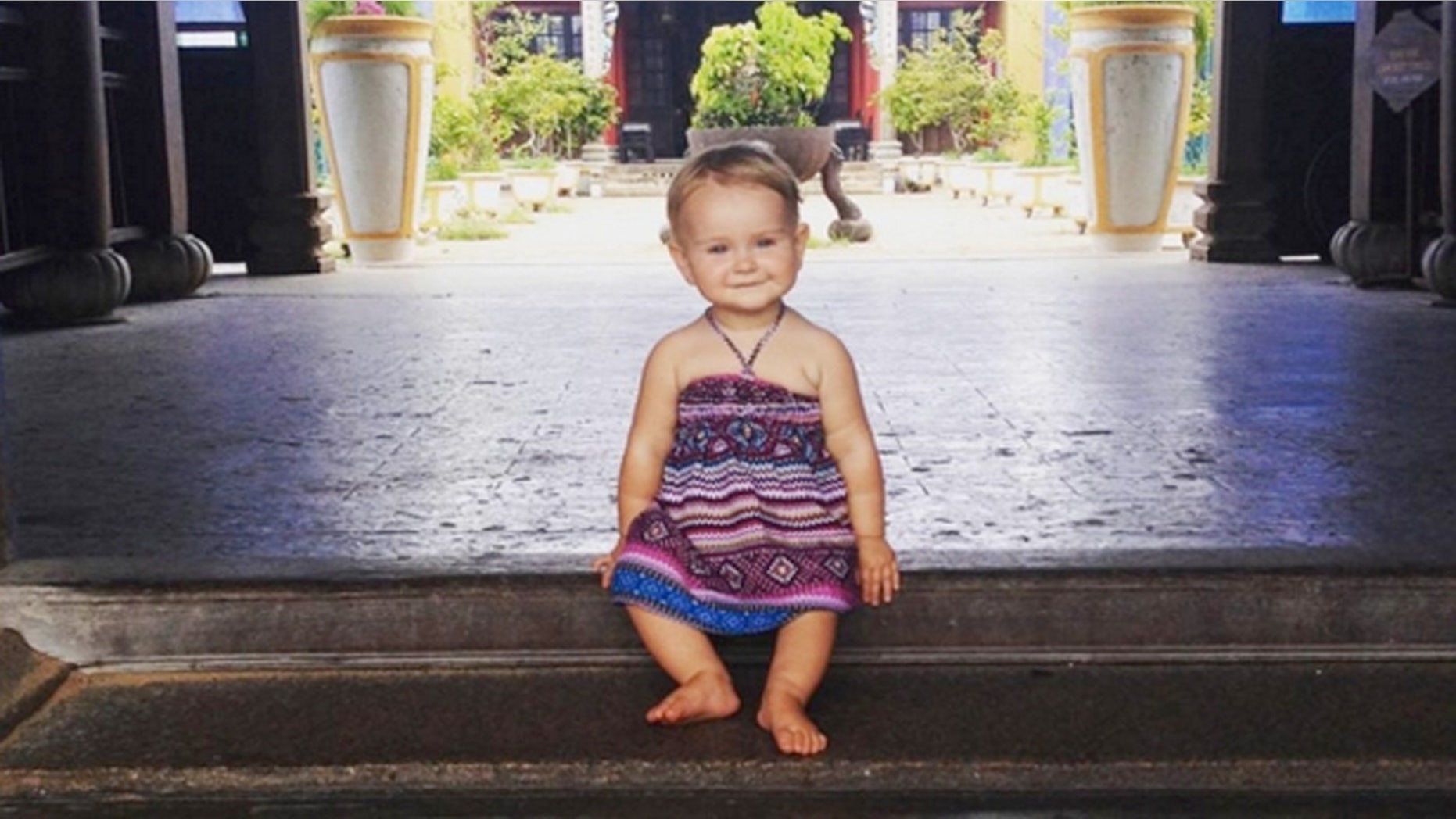 A17-month-old baby probably has more stamps on her passport than you.