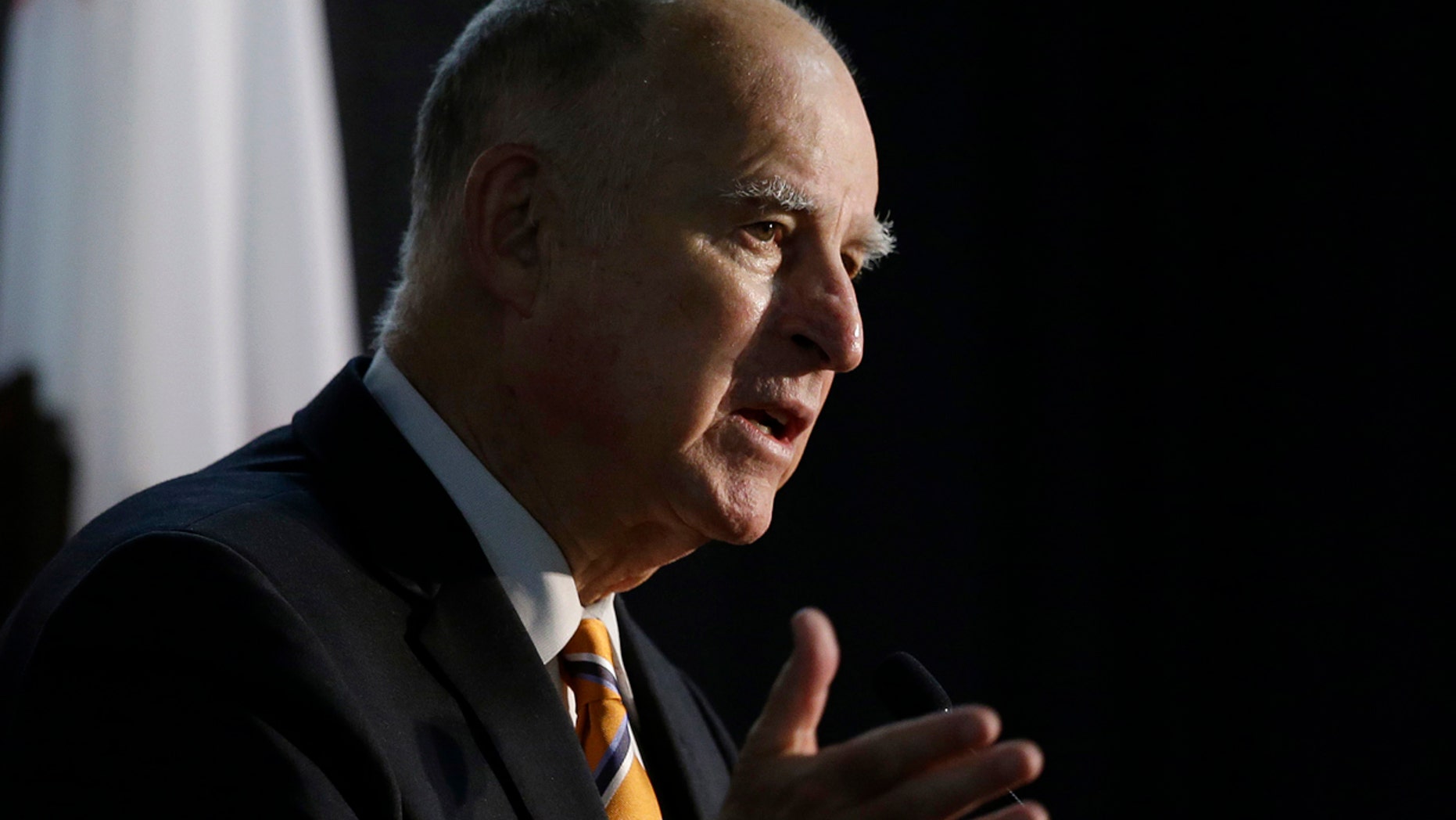 FILE 2018: California Gov. Jerry Brown will reportedly consider three bills intended to add restrictions on gun ownership in his state.