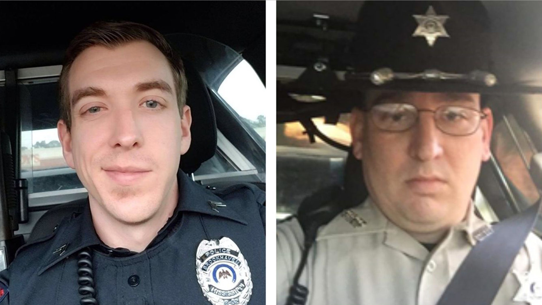 Brookhaven, Miss., police officers Zack Moak and James White were killed Saturday after responding to a call of shots fired.