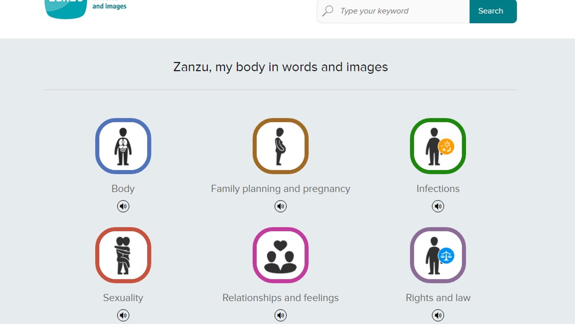 Zanzu, the website launched by the Flemish Expertise Centre for Sexual Health and the German Federal Centre for Health Education.