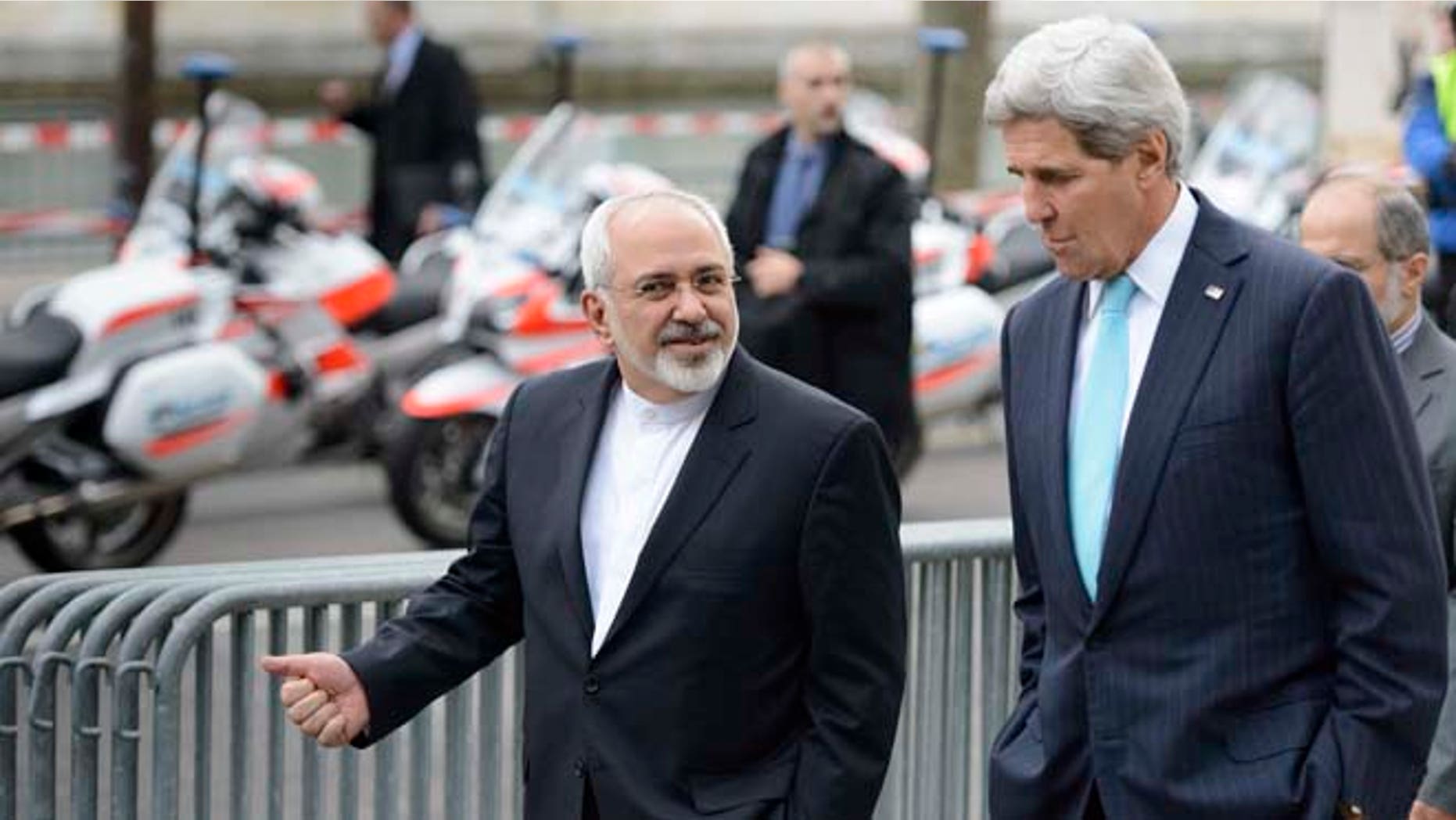 Although the UN is holding the talks, US Secretary of State John Kerry, and Iranian Foreign Minister Mohammad Javad Zarif have been doing most of the negotiating in Geneva. (AP)