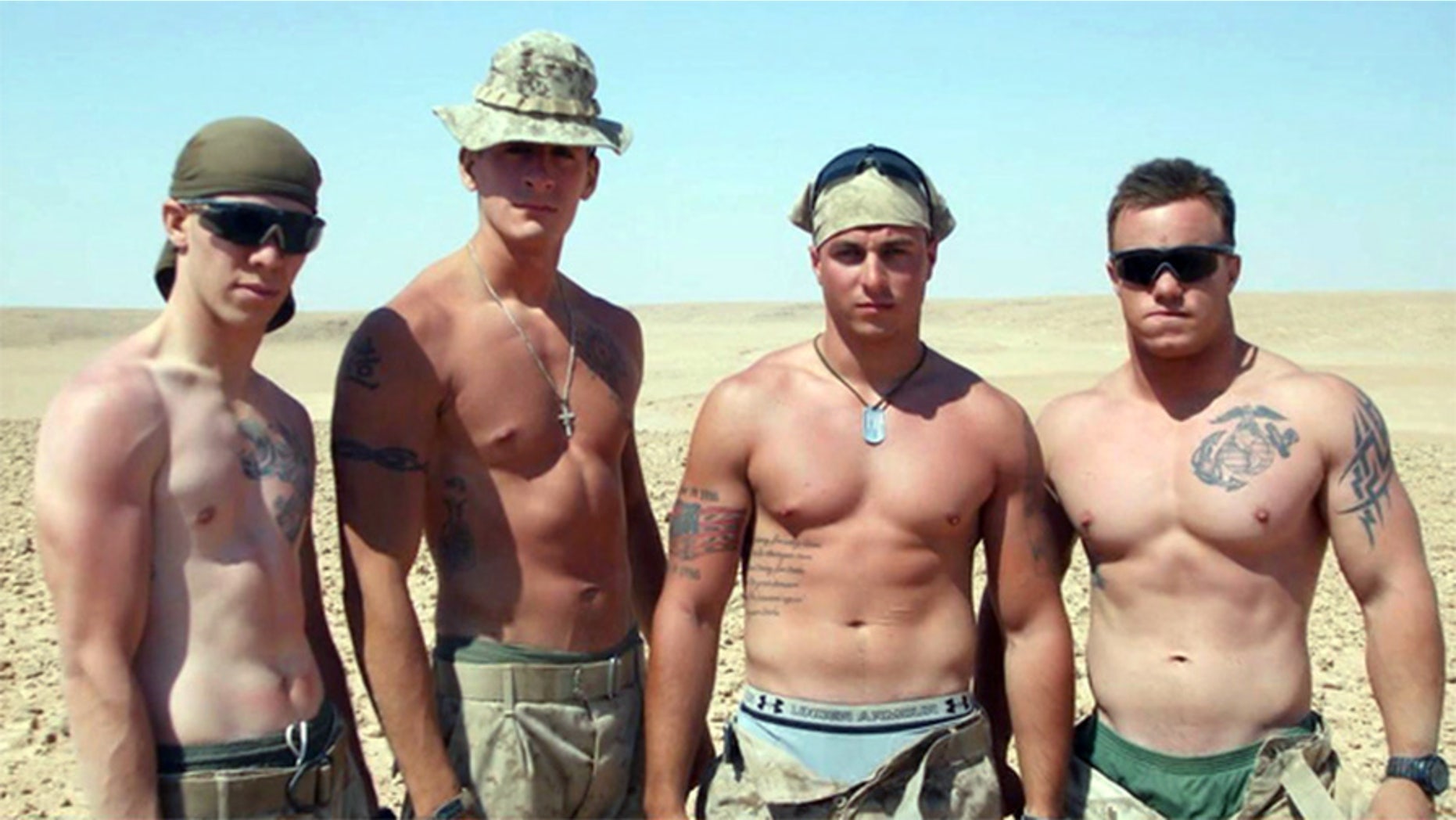 Marine Ben Zellman (l) has been identified as the Marine who owned a camera with photos from Iraq that was found in Washington nine years ago. (Fox 5 DC)