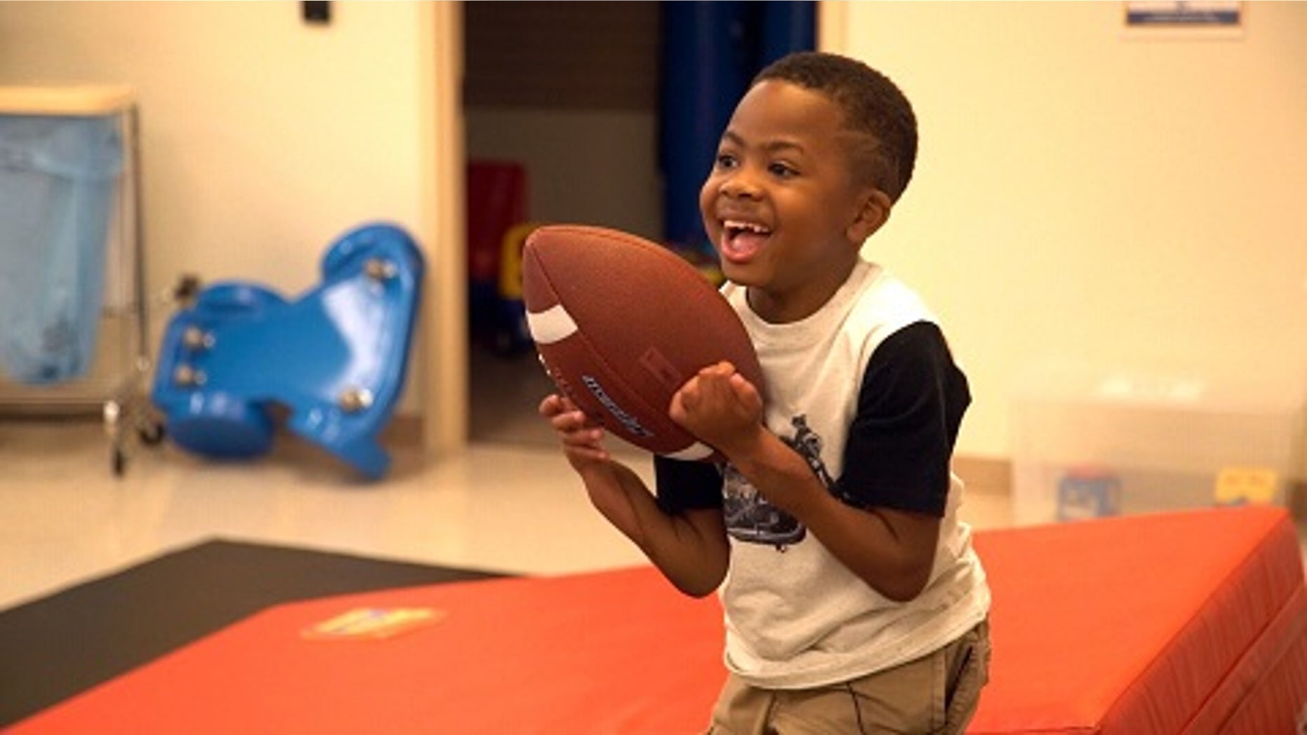 Zion Harvey, 10, of Baltimore, Md., is the first youngster to undergo a successful double-hand transplant two years ago.