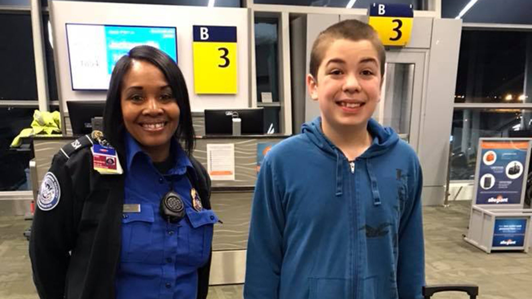 Angie Solis says a TSA employee named Alesea saved her autistic son — and Solis herself — from stressing out at the airport.