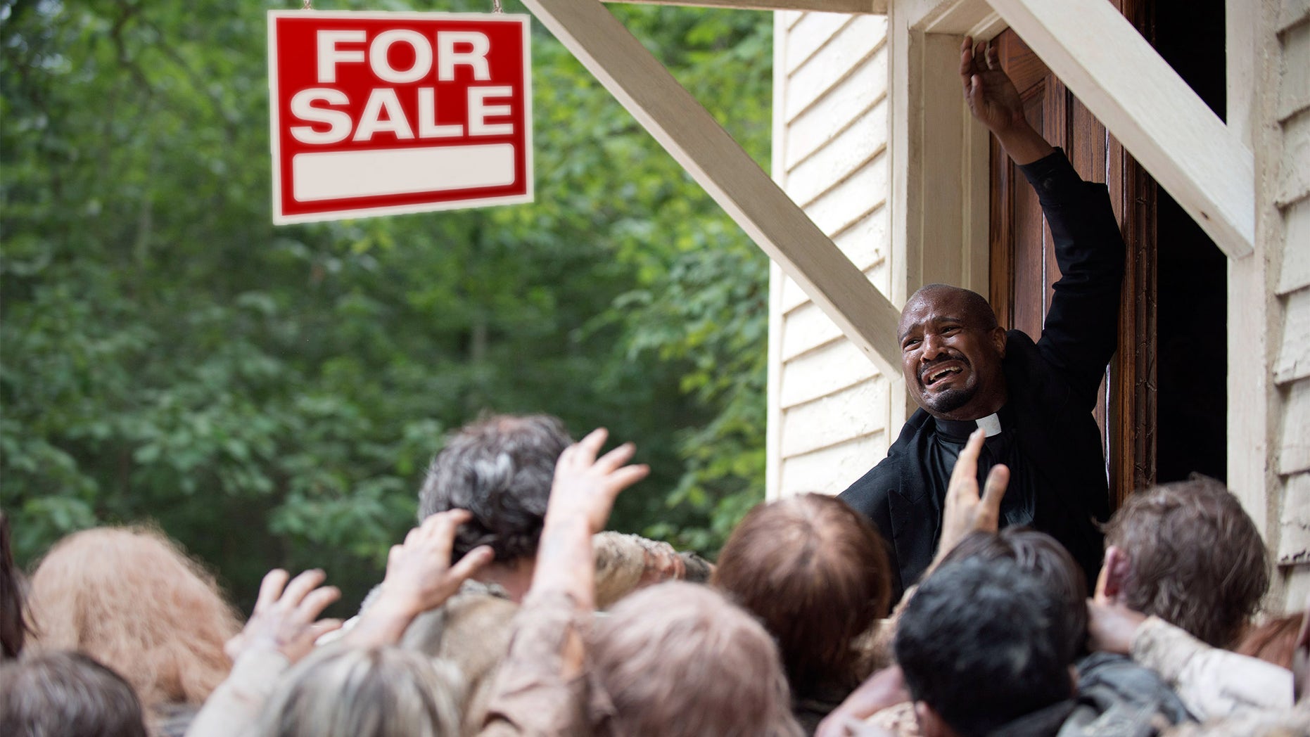Zombies, for sale sign
