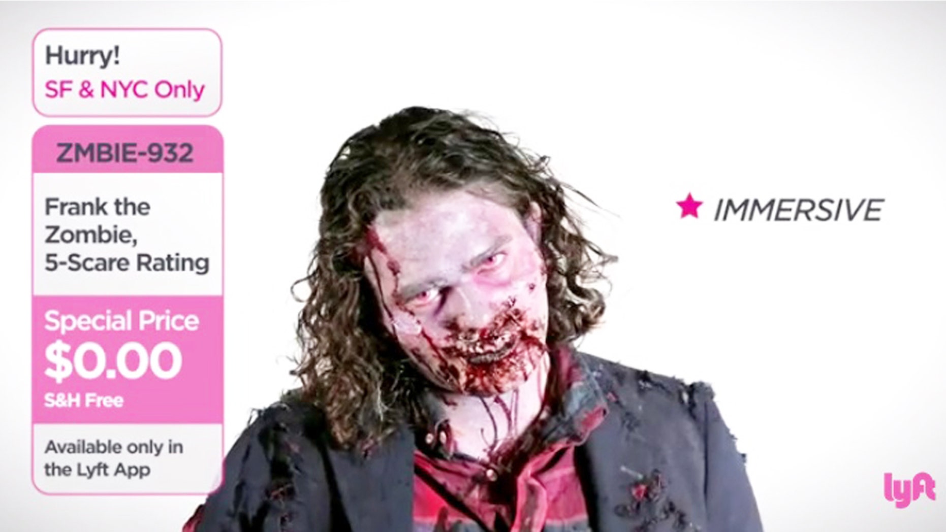 Book a date with the undead-- for free.