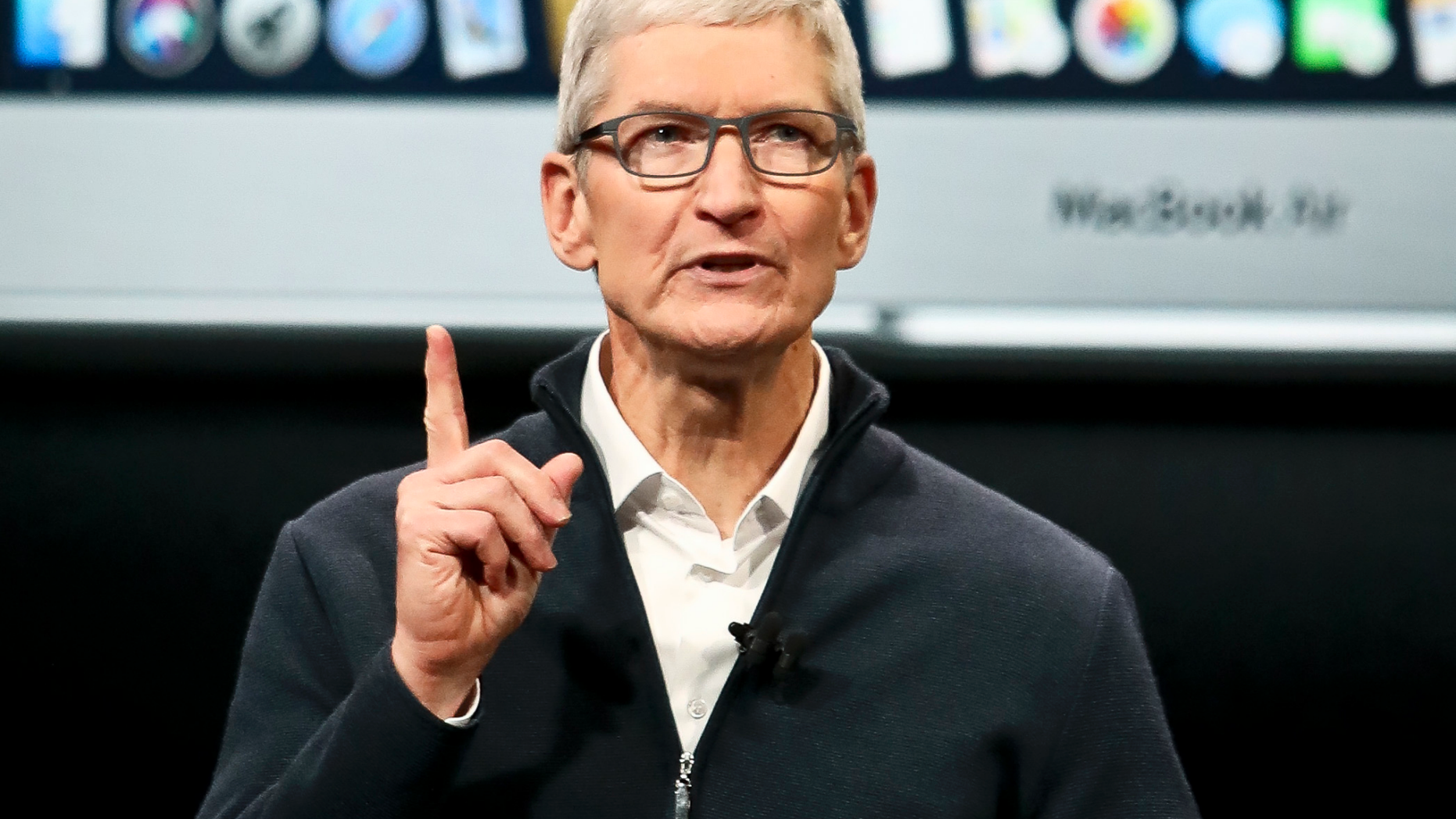 Apple CEO Tim Cook speaks during an event to announce new products Tuesday Oct. 30, 2018, in the Brooklyn borough of New York. (AP Photo/Bebeto Matthews)
