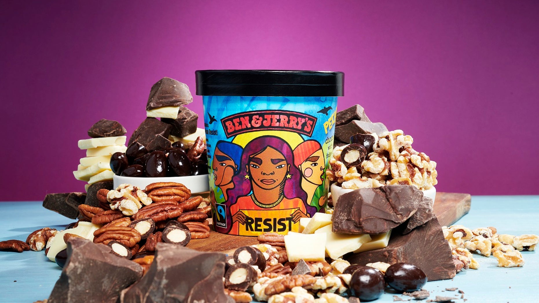 Ben & Jerry's is using the ice cream to take a stance against the Trump administration.