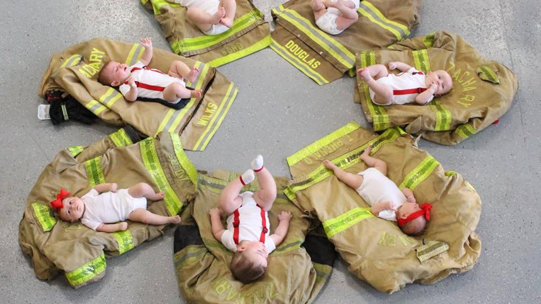 Louisiana's Zachary Fire Department announced its crew welcomed seven babies during the last 11 months.