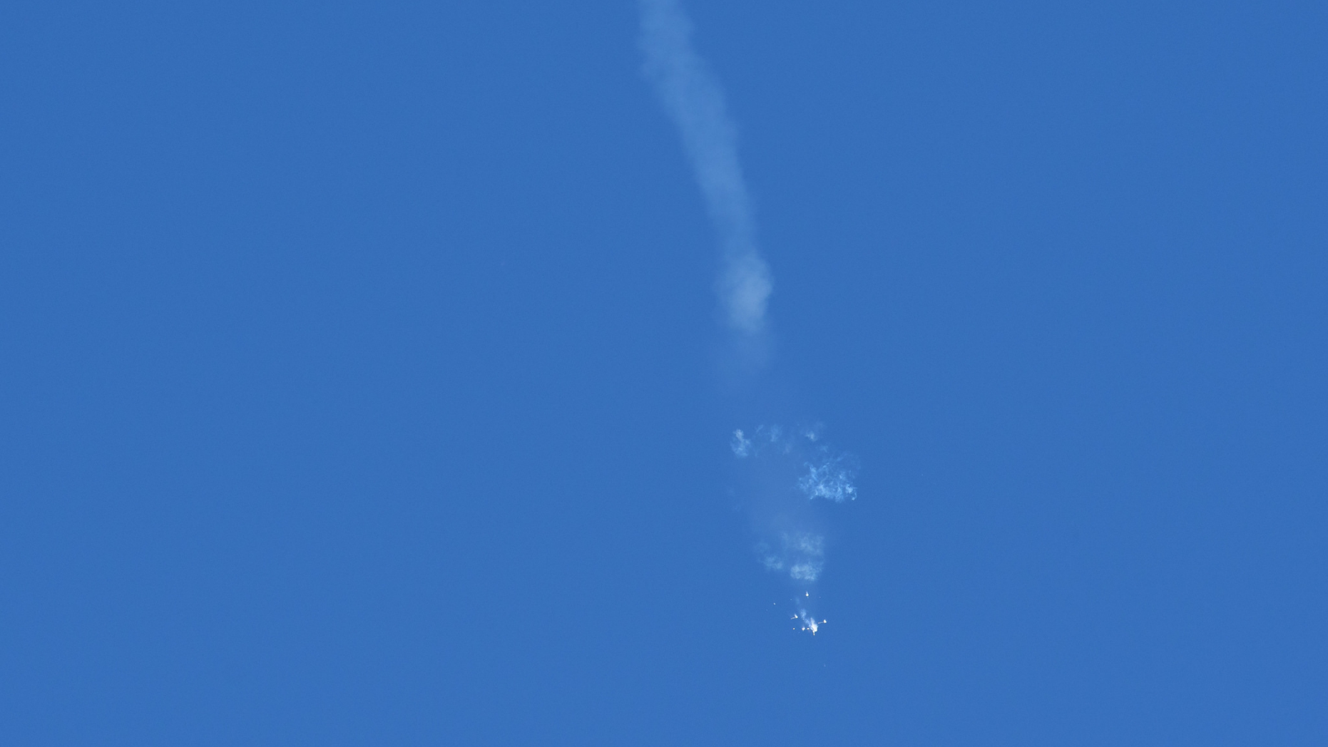 A view of the Soyuz MS-10 spacecraft which launched Oct. 11, 2018, as it experienced an anomaly that led to an abort. The crew landed back on Earth and was successfully recovered.