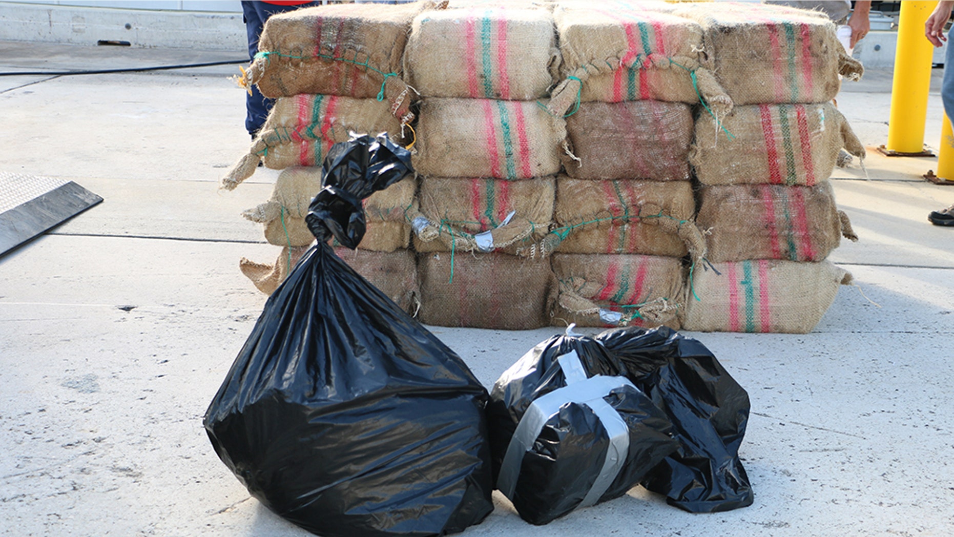 A seized drug haul believed to worth upward of $47 million arrived at Coast Guard Base Miami Beach on Tuesday, officials announced.