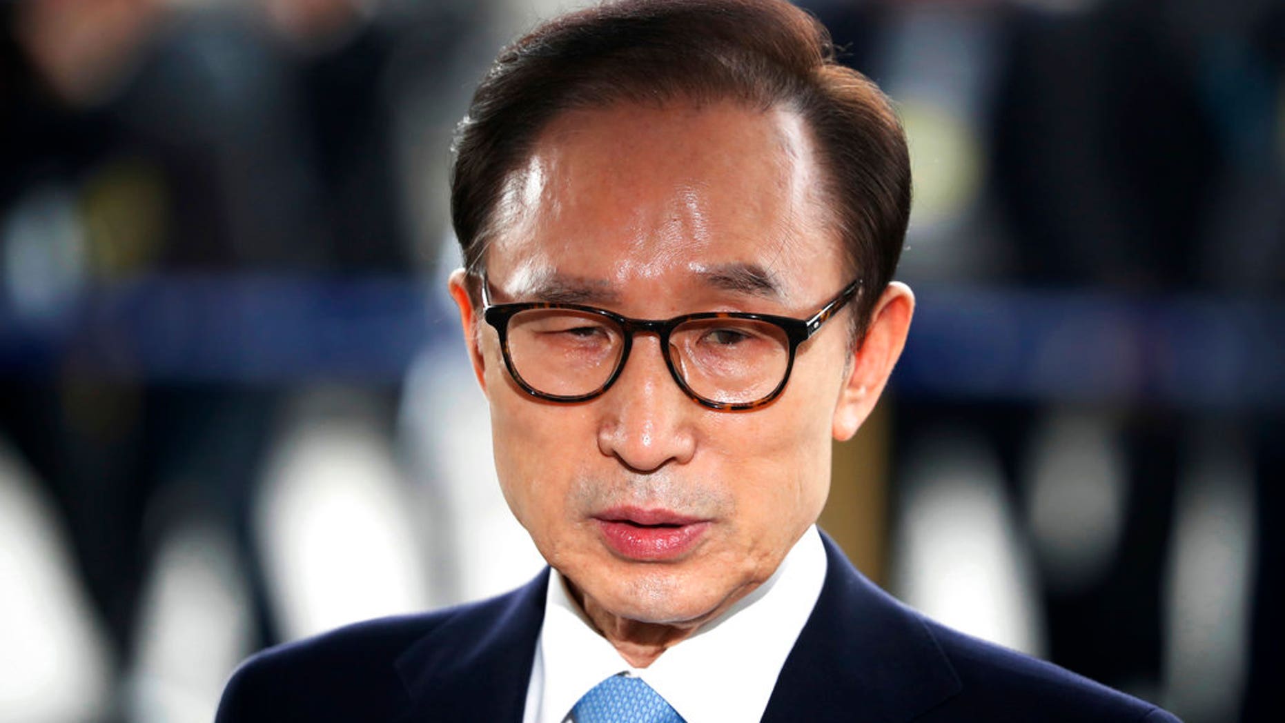 Foemer S Korean President Lee gets 15 years in prison for corruption