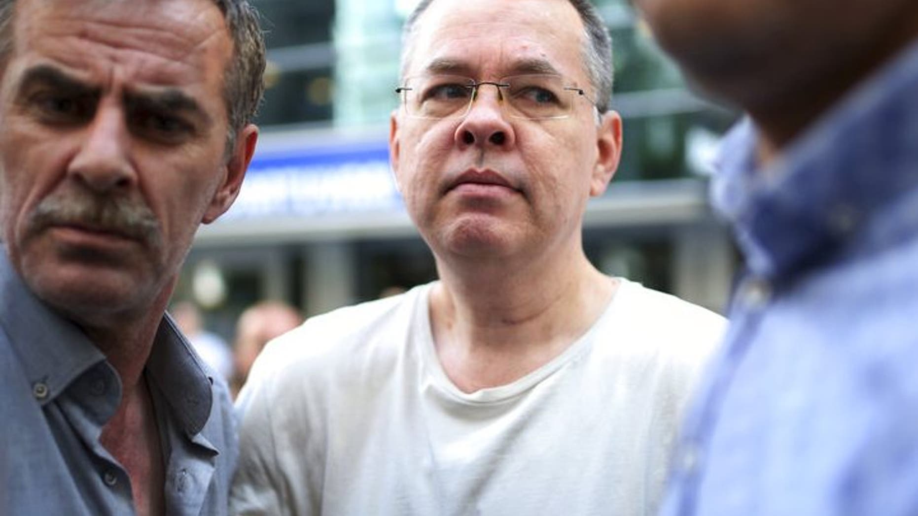 American pastor Andrew Brunson. (AP Photo/Emre Tazegul, File)