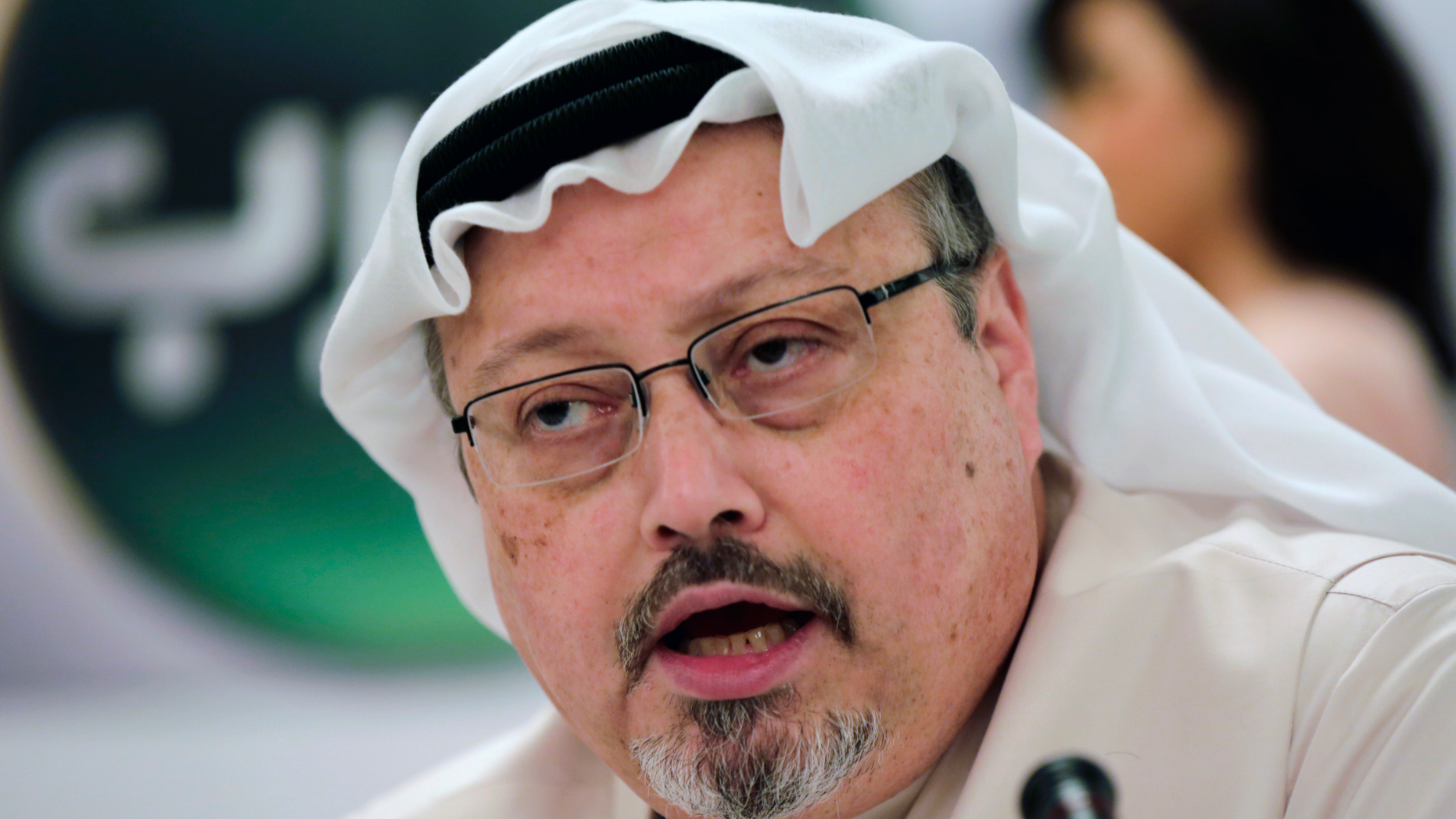 When reporting on the disappearance of Jamal Khashoggi, CNN repeatedly aired a chyron that asked, “Is U.S. just giving Saudis more time to form cover story?” (AP Photo/Hasan Jamali, File)