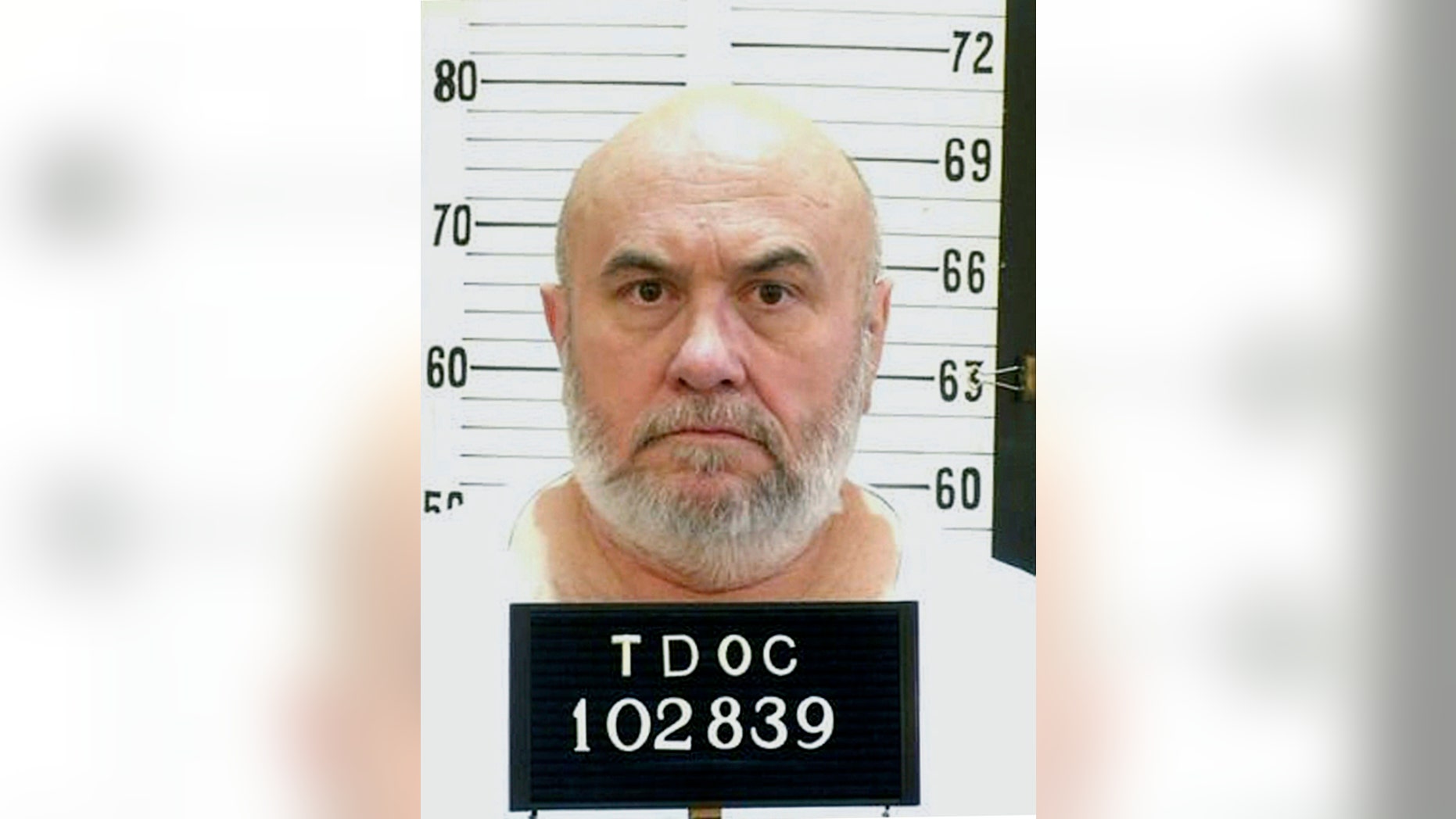 This undated photo released by the Tennessee Department of Corrections, shows death row inmate Edmund Zagorski in Tennessee. (Tennessee Department of Corrections via AP)
