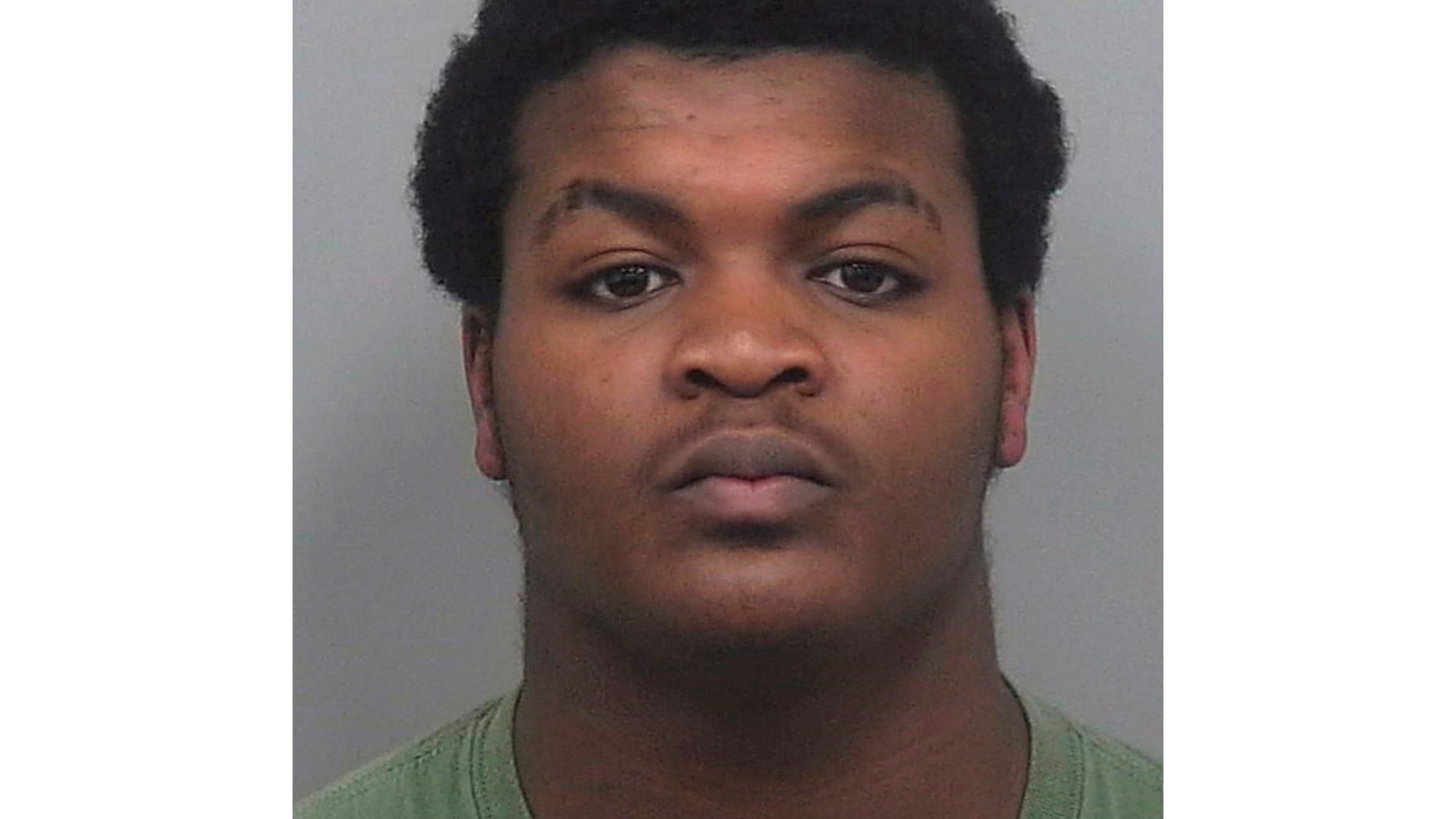 This undated photo provided by Gwinnett County Police Department shows Tafahree Maynard. A police officer on Monday, Oct. 22, 2018, shot and killed Maynard man accused of fatally shooting another officer, Antwan Toney, near a school in the Atlanta area over the weekend, police said. (Gwinnett County Police Department via AP)