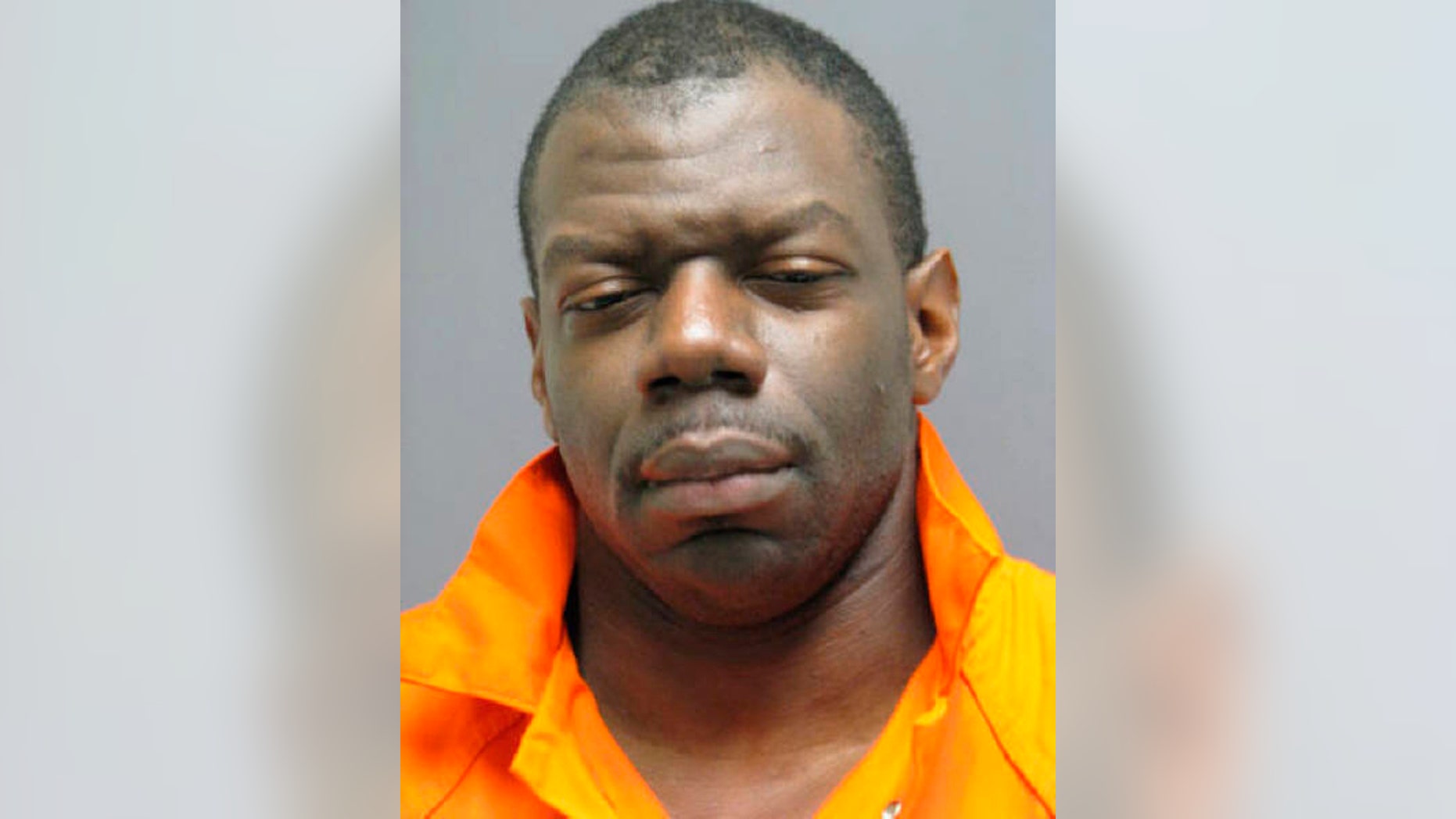 FILE - In this February 2016 photo provided by the Prince William County, Va. Police shows Ronald Hamilton. A jury has spared the life of Hamilton, convicted of fatally shooting his wife and a rookie police officer who responded to her call for help. The decision Thursday, Oct. 25, 2018, by the jury in Manassas means that Hamilton will serve life in prison without possibility of parole for the deaths of his wife, Crystal Hamilton, and Officer Ashley Guindon, who was working her first shift after being sworn in. (Prince William County Police via AP, File)