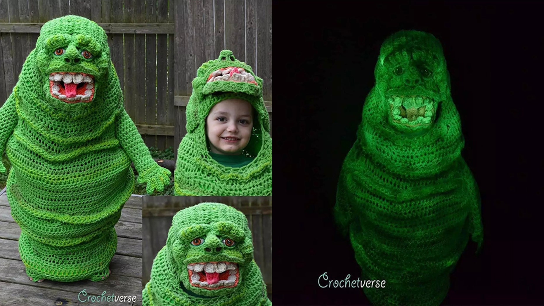 A woman has gone viral for her intricate children's costumes.