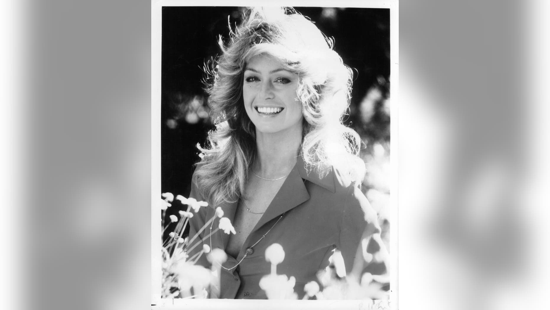 Farrah Fawcett, circa 1975.