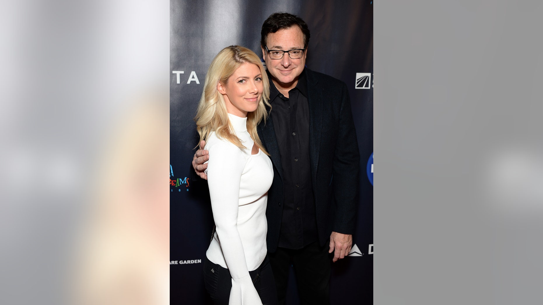 Kelly Rizzo and Bob Saget attend the 2017 Garden of Laughs at Madison Square Garden on March 28, 2017 in New York City.