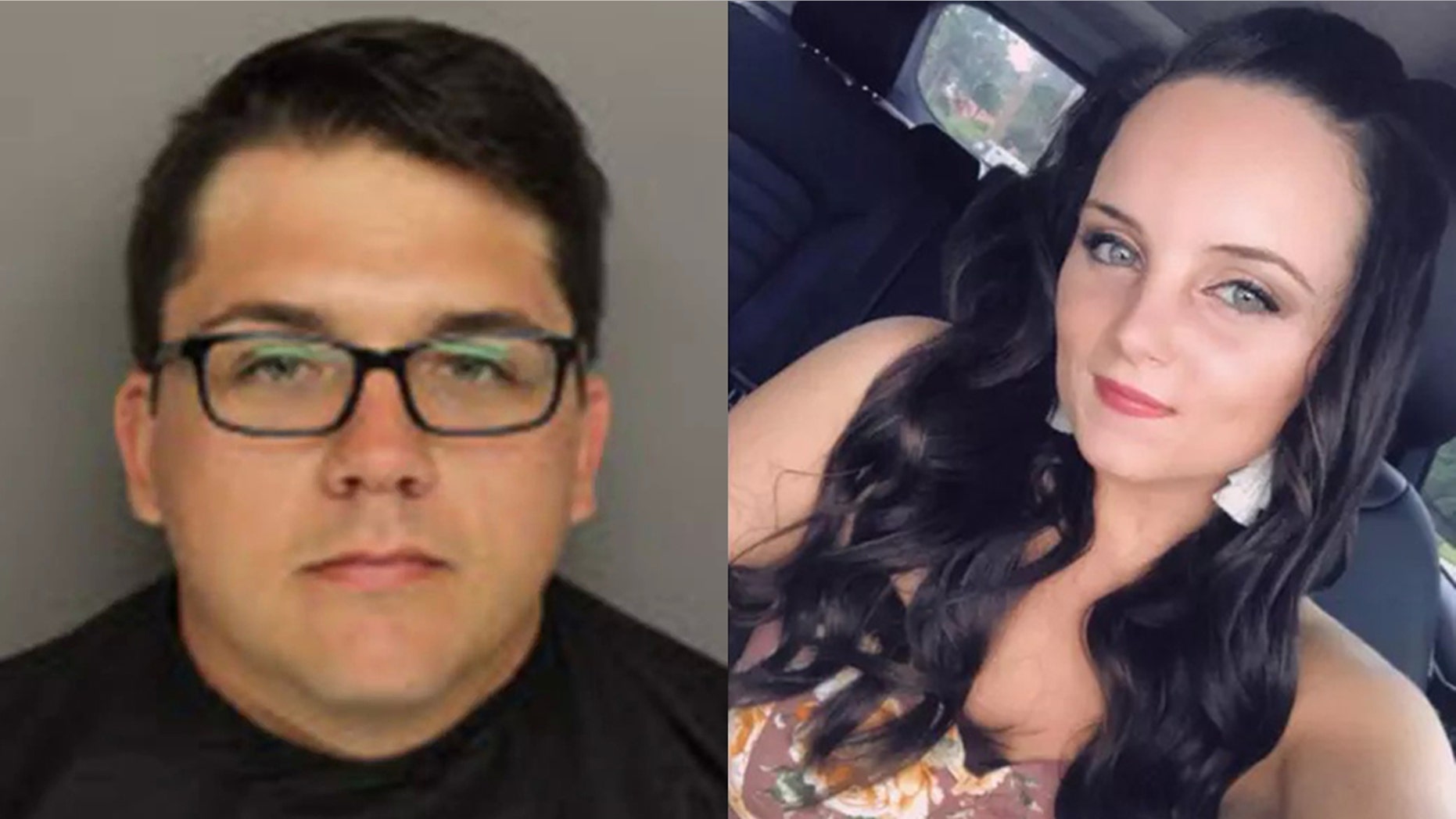 Seth Fluery, left, was sentenced to 12 years in prison last week for biting Kayla Hayes' bottom lip off.