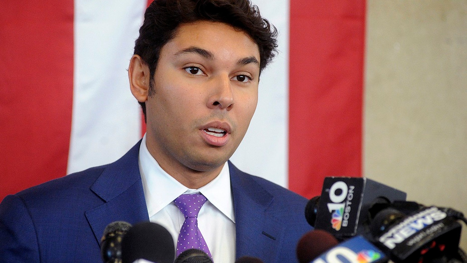 FILE - Mayor Jasiel Correia tells his side of the story about his indictment during a press conference Tuesday.