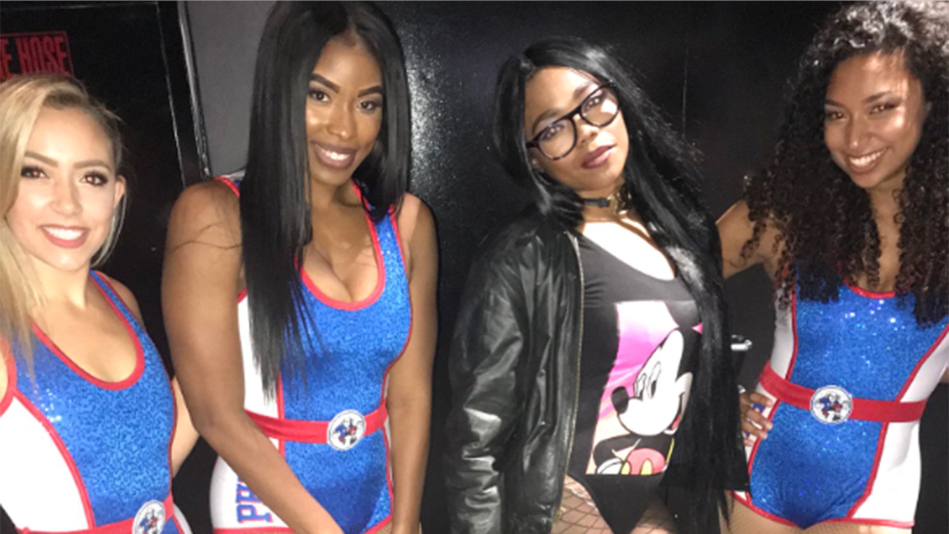 A model was barred from entering a Sixers game due to her outfit.