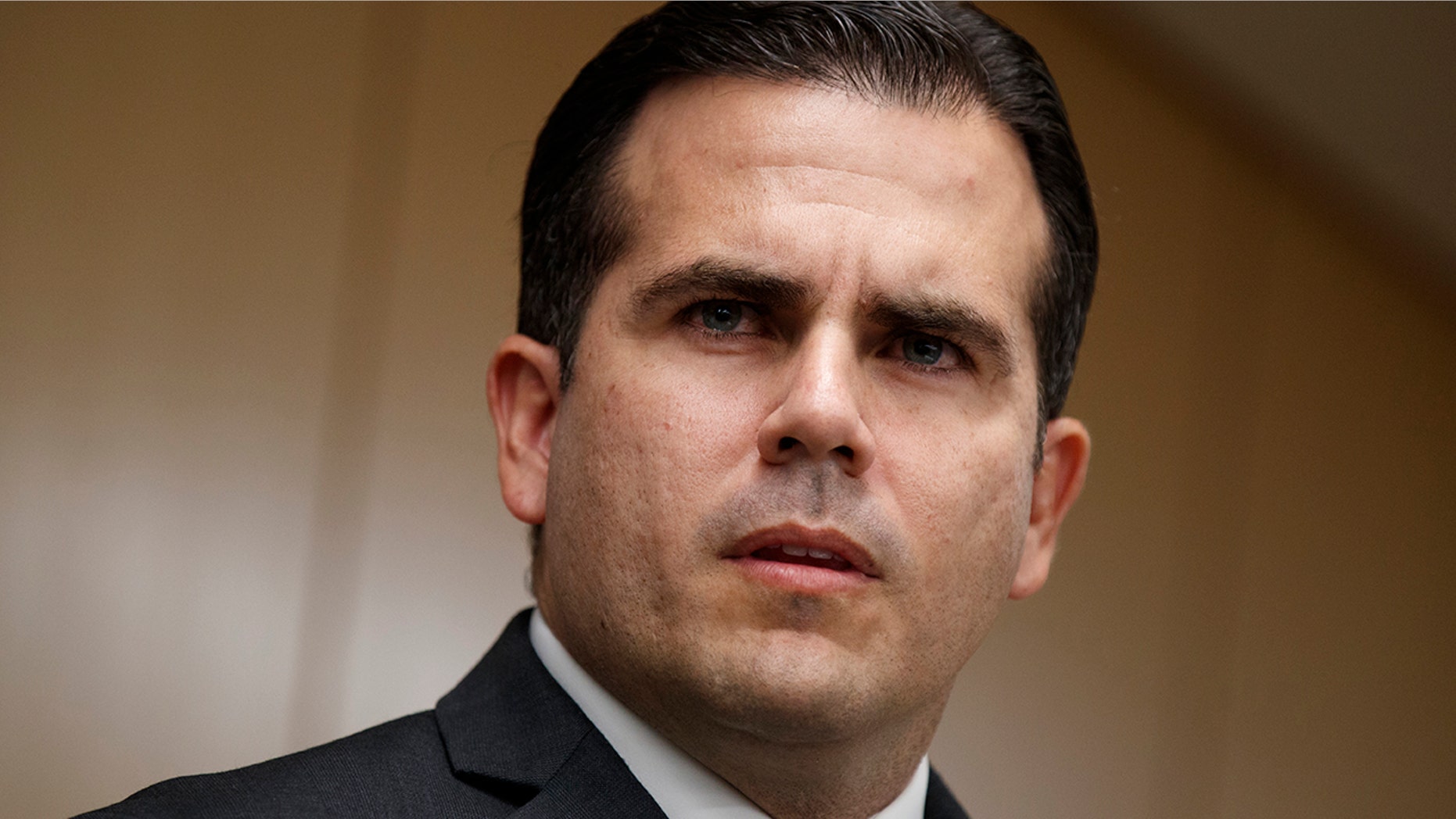 Puerto Rico Gov. Ricardo Rossello endorsed the Democratic candidates for governor and U.S. Senate in Florida. Both races are considered to be tossups. (AP Photo/Evan Vucci)