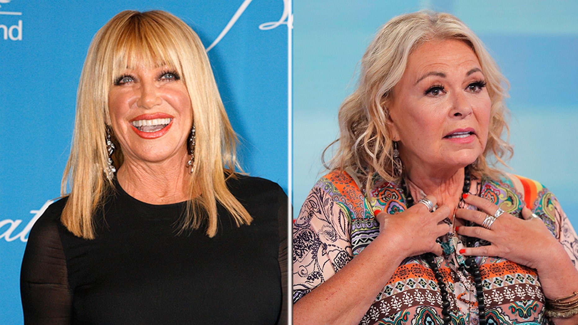 Suzanne Somers is weighing in on Roseanne Barr's firing from ABC in a new interview with Yahoo Entertainment published on Tuesday.