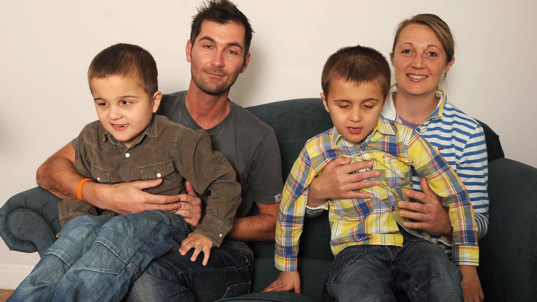 Freddie and Louie Dawkins, 13, were diagnosed with a rare genetic condition called Batten Disease late infantile variant CLN5 in 2009.