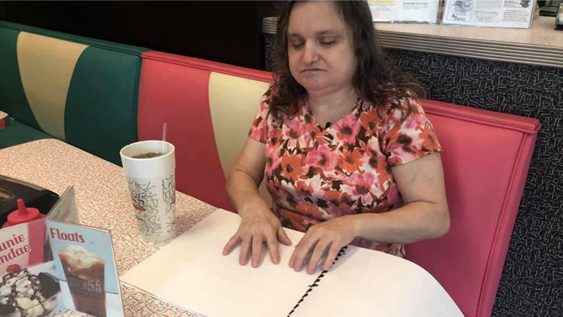A restaurant in West Virginia created a braille menu for one its regular customers who is blind.