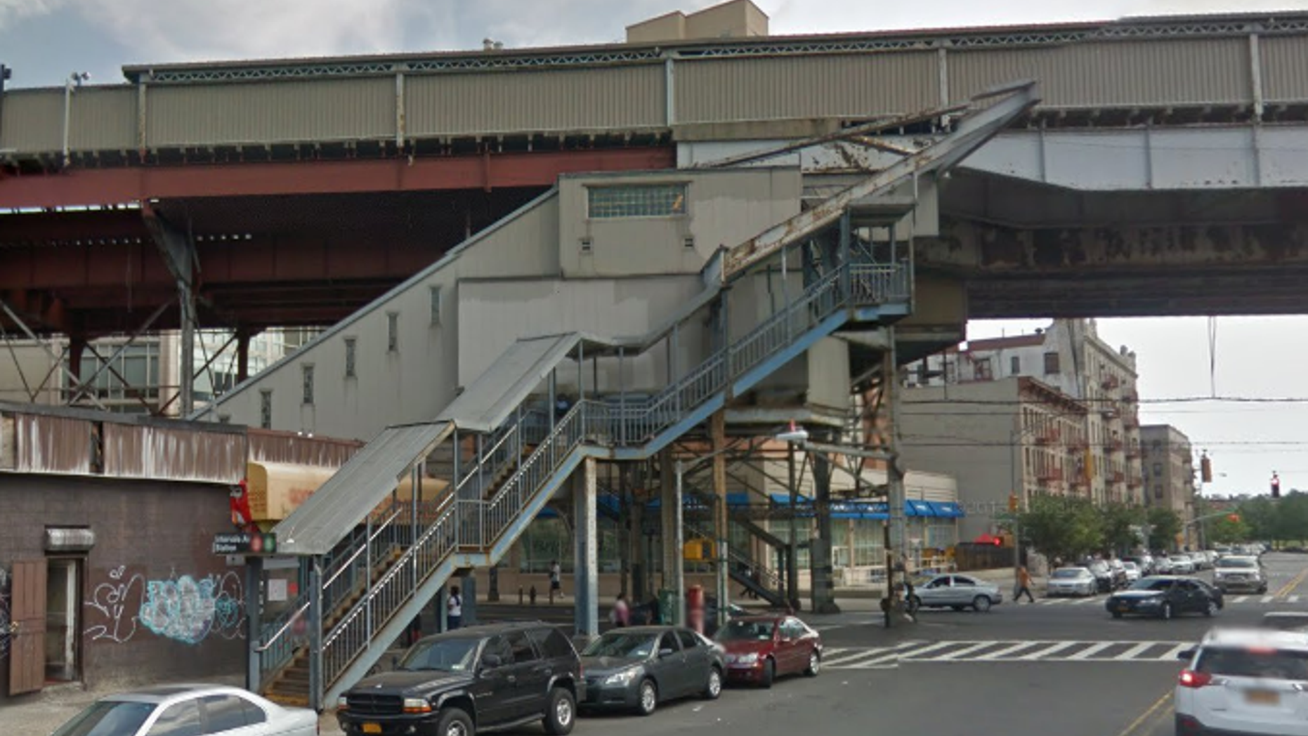 A man was strangled to death after his shirt got caught in a subway escalator.