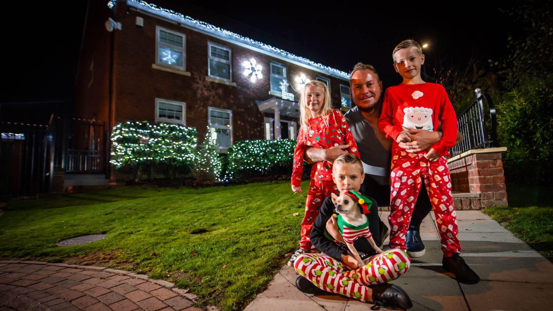 Lee Whitehead and his family have had their Christmas lights up since Oct. 5. "I just love Christmas and I always have," he said.