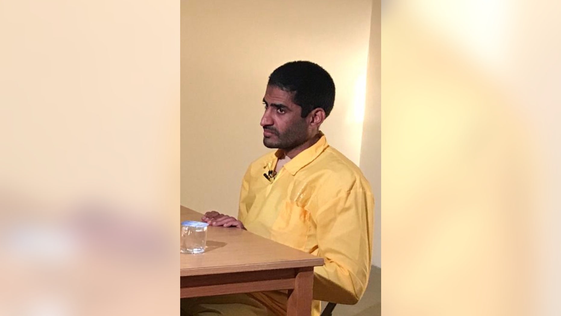 Sheikh Hussam Naji, recruited to be an assistant to ISIS leader in Mosul, remains behind bars