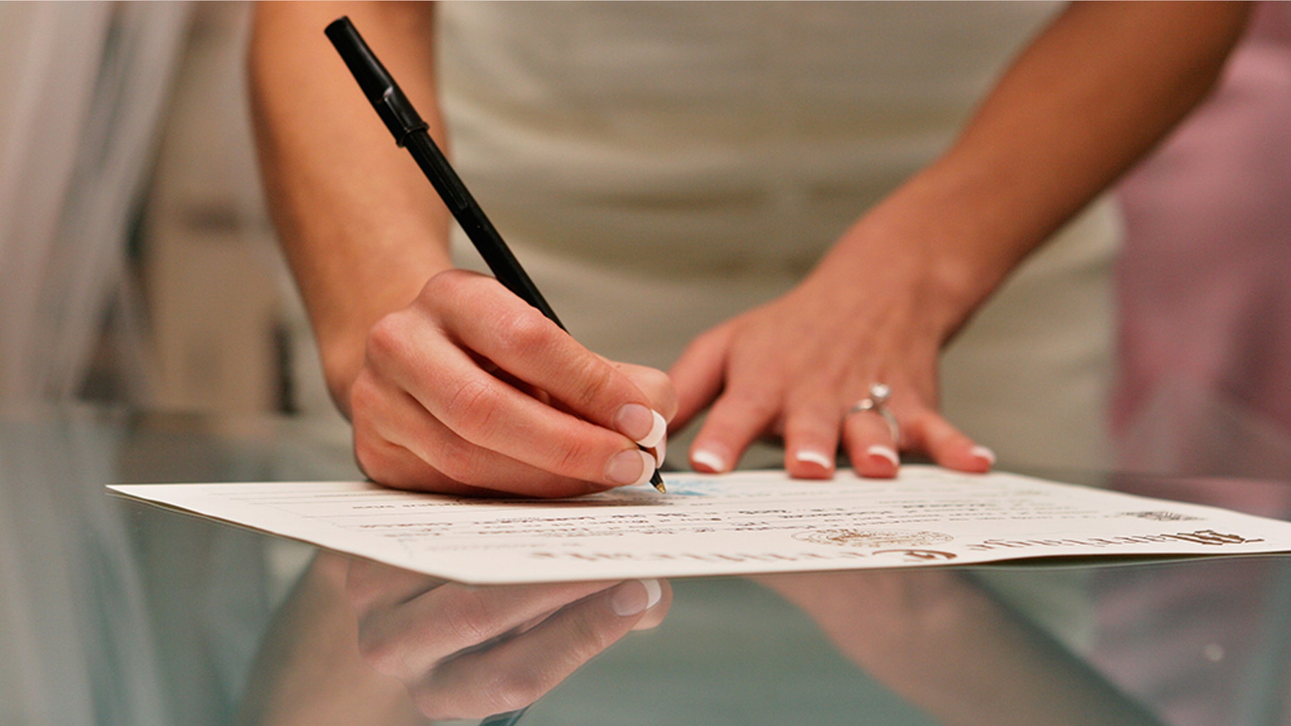 One bride-to-be is accused of going too far ahead of her big day.