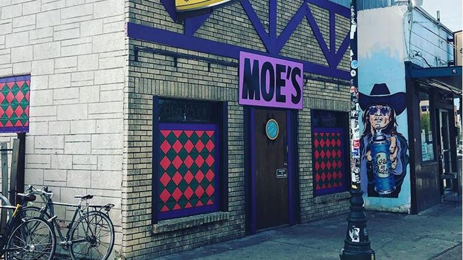 Nickel City in East Austin, Texas, turned into the famous Moe's Tavern from "The Simpsons" for Halloween.