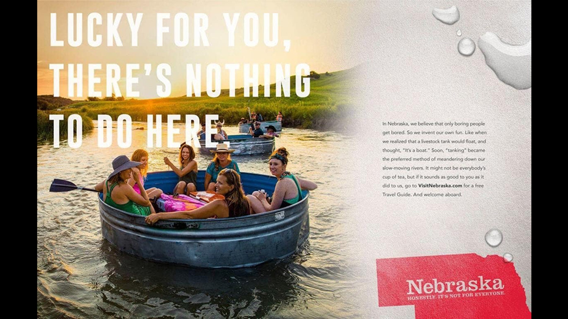 The old slogan and the boasting campaign "Nebraska Nice