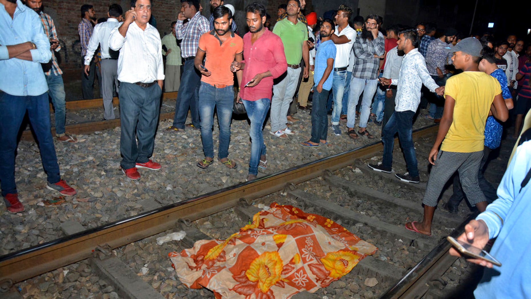 Train Mows Down Crowd At India Festival At Least 58 Dead Fox News