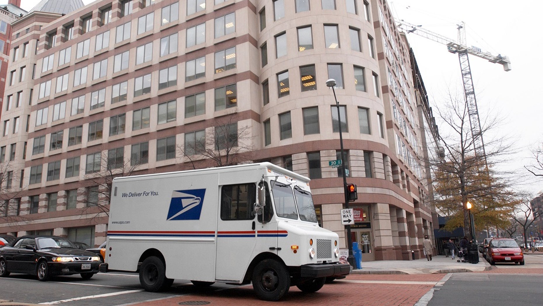 U.S. Post Office mail truck